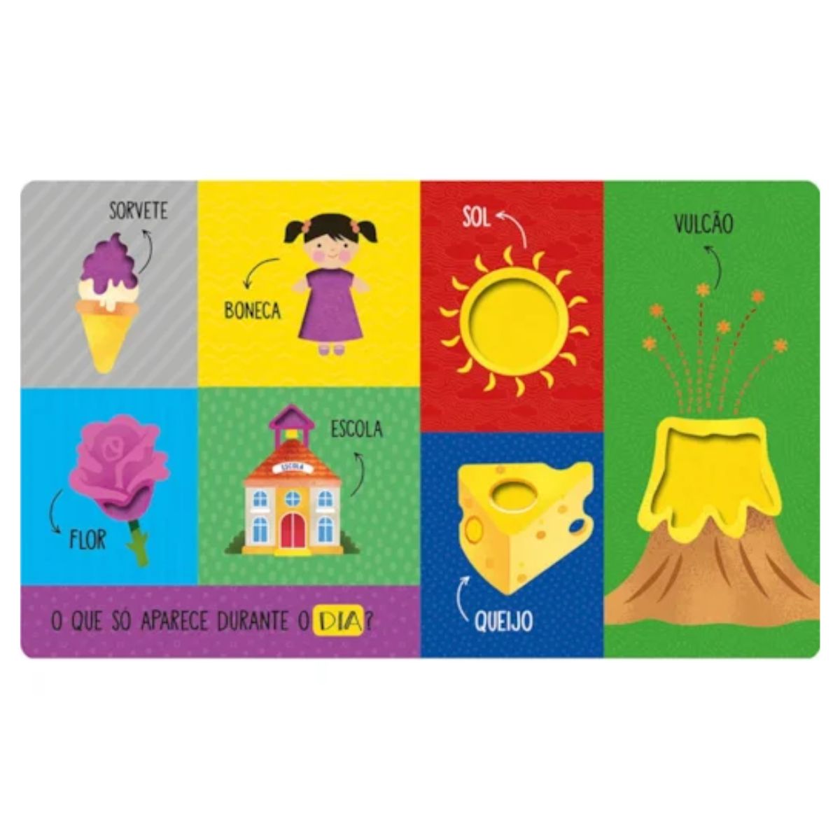 Livro Infantil Palavras - Primeiros Conceitos Divertidos / Toque E Sinta - Ciranda Cultural Livro Infantil Palavras - Primeiros Conceitos Divertidos / Toque E Sinta - Ciranda Cultural